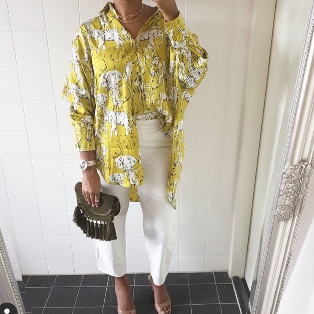 NWT Zara print Shirt size Xsmall